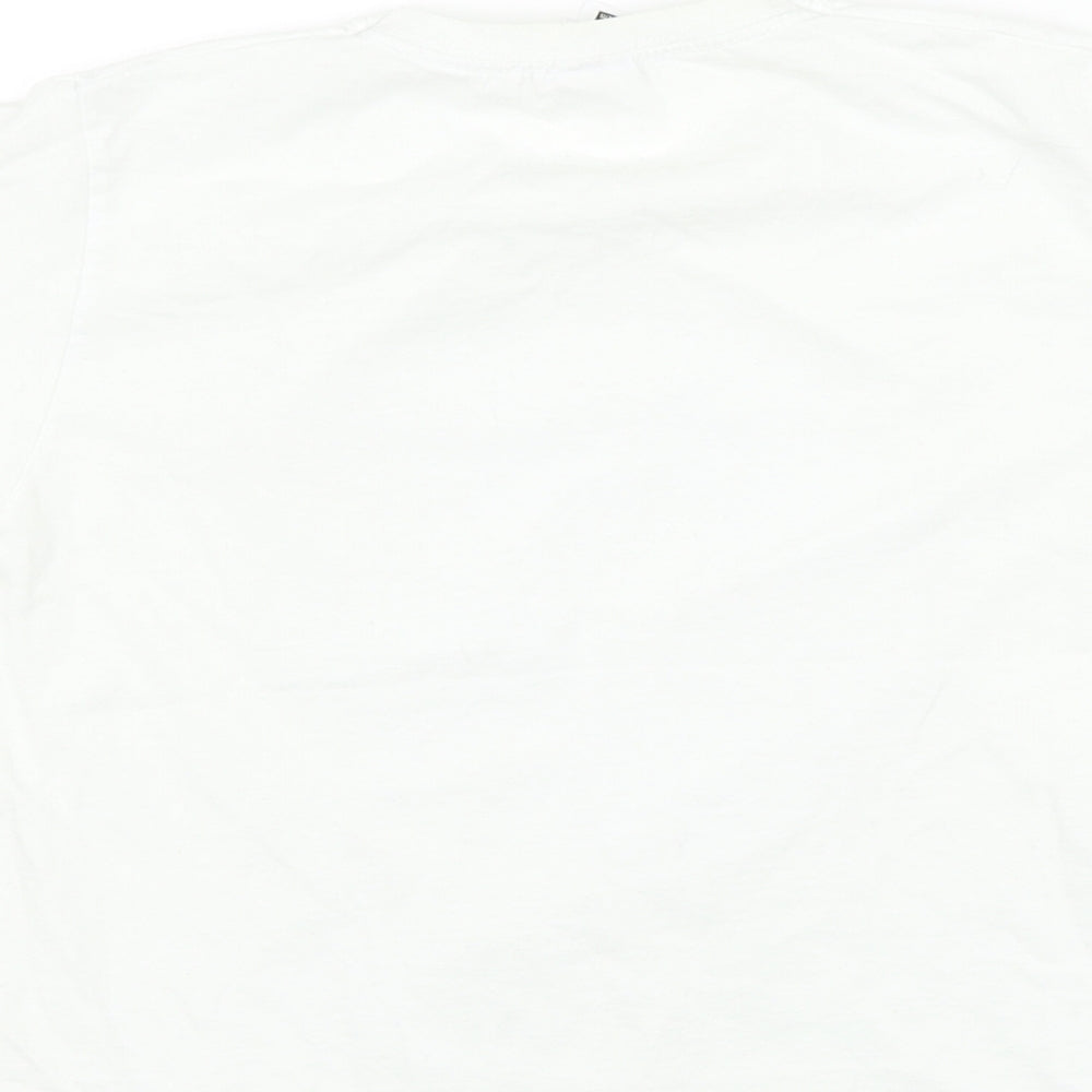 Fruit of the Loom Boys White   Basic T-Shirt Size 5-6 Years  - nasa