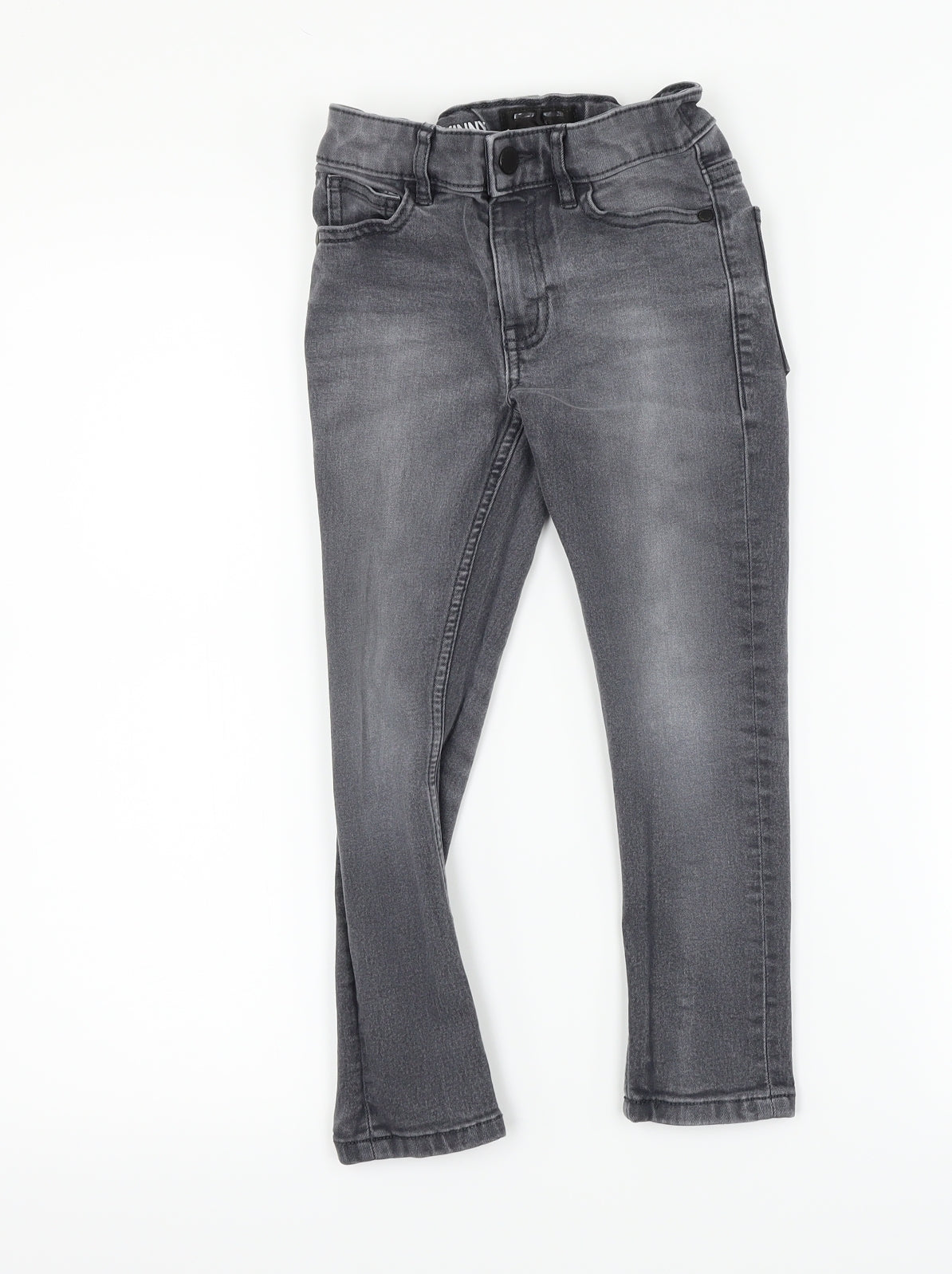 NEXT Boys Grey  Denim Skinny Jeans Size 6 Years