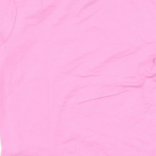 Topshop Womens Pink   Basic T-Shirt Size 6  - usa