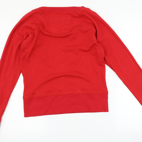 New Look Womens Red   Pullover Sweatshirt Size 14