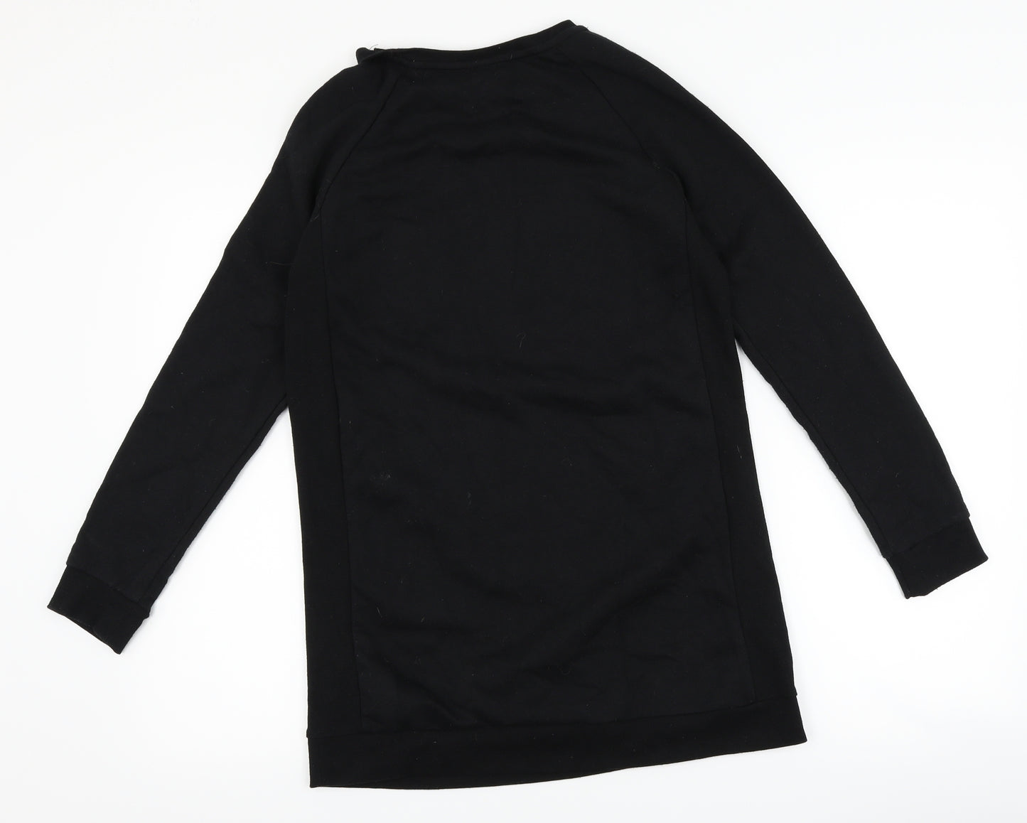 F&F Girls Black   Jumper Dress  Size 12-13 Years  - Unicorn