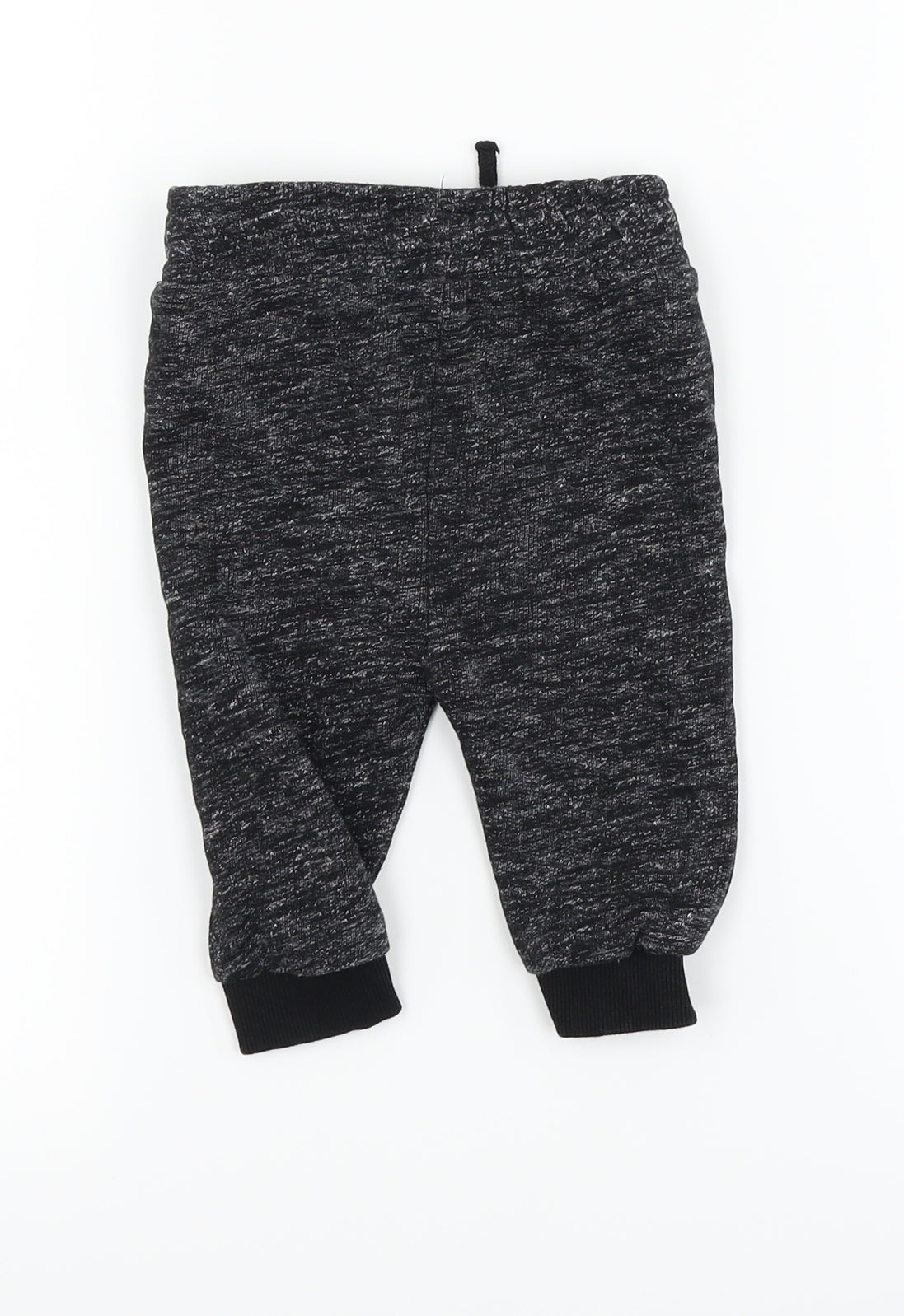 Nutmeg Boys Black   Jogger Trousers Size 6-9 Months