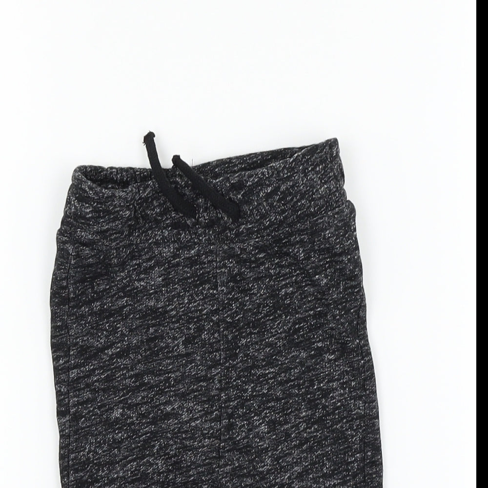 Nutmeg Boys Black   Jogger Trousers Size 6-9 Months