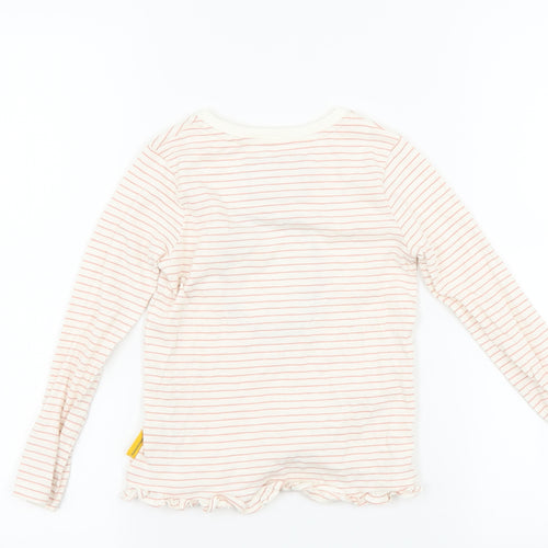 TU Girls Pink Striped  Basic T-Shirt Size 3-4 Years  - The Gruffalo
