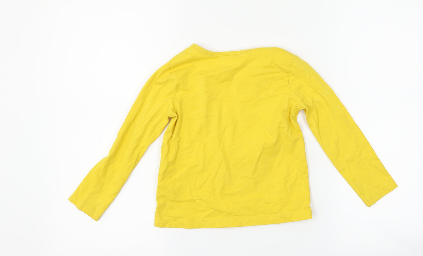 Nutmeg Girls Yellow   Basic T-Shirt Size 3-4 Years  - love