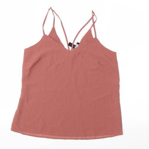 New Look Womens Brown   Camisole Blouse Size 6