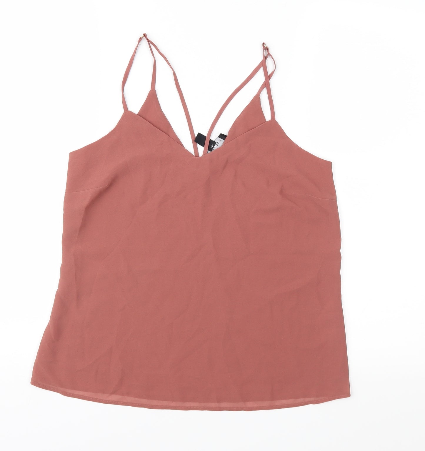 New Look Womens Brown   Camisole Blouse Size 6