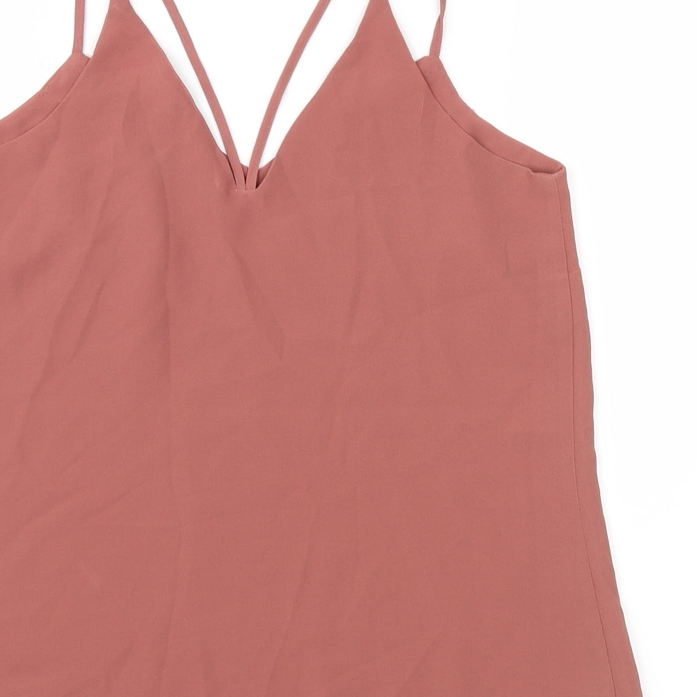 New Look Womens Brown   Camisole Blouse Size 6