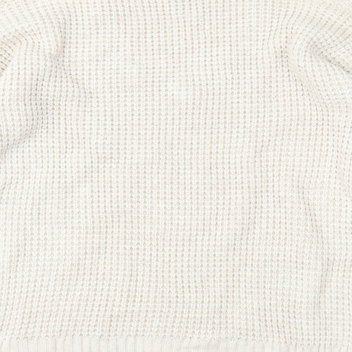 New Look Womens Beige  Knit Pullover Jumper Size S