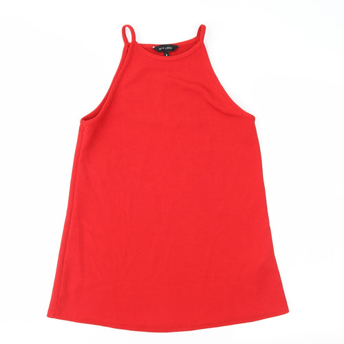 New Look Womens Red   Basic Blouse Size 8