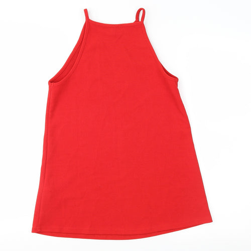 New Look Womens Red   Basic Blouse Size 8