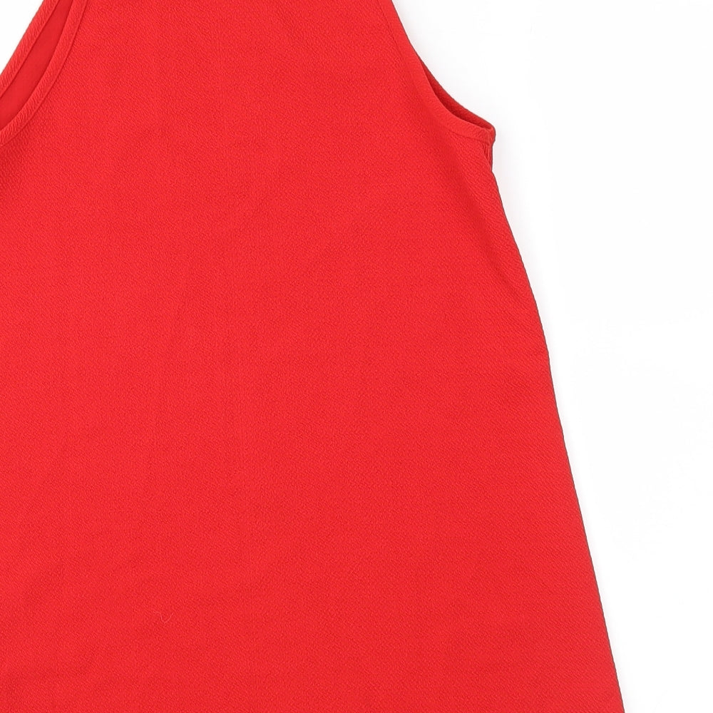 New Look Womens Red   Basic Blouse Size 8