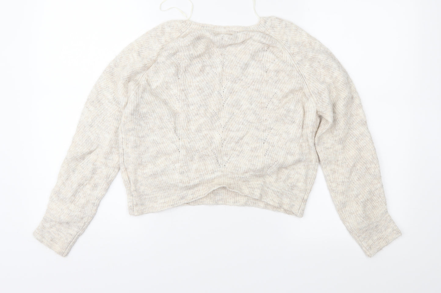 Kaisley Womens Beige  Knit Pullover Jumper Size S