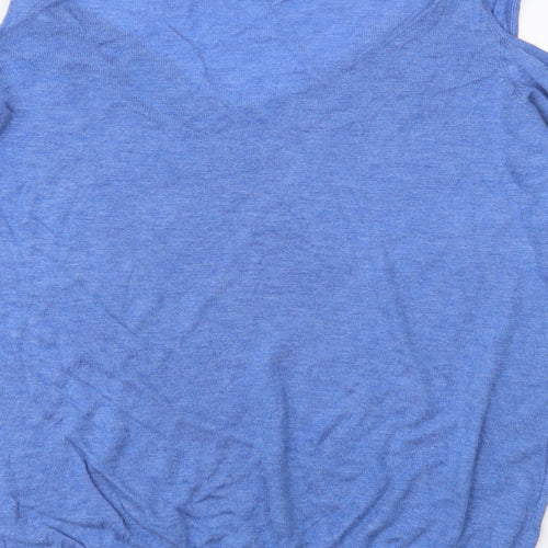 MNG Womens Blue  Knit Pullover Jumper Size S