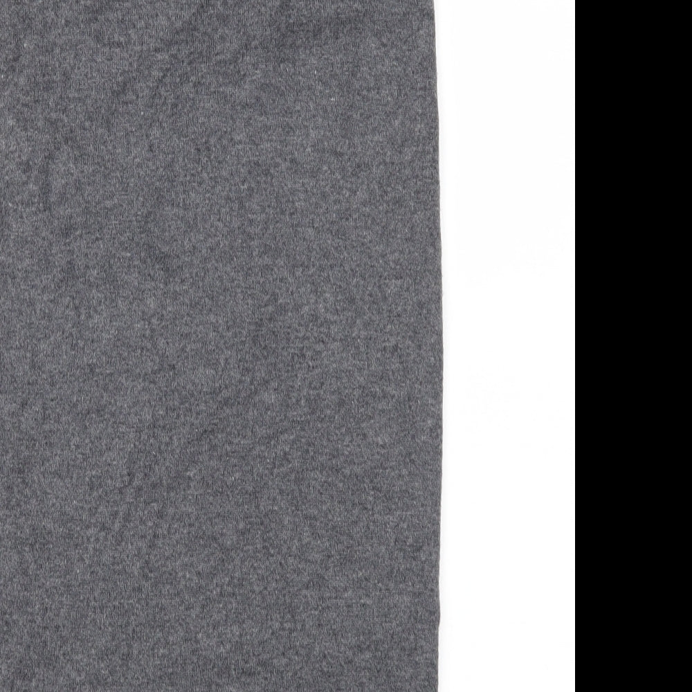 Preworn Womens Grey  Knit Wrap Skirt Size S