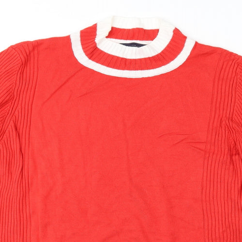 Marks and Spencer Womens Red  Knit Pullover Jumper Size 18