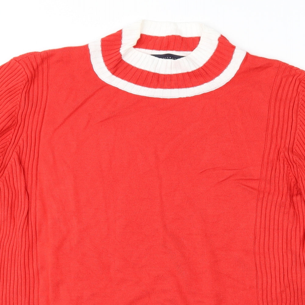 Marks and Spencer Womens Red  Knit Pullover Jumper Size 18