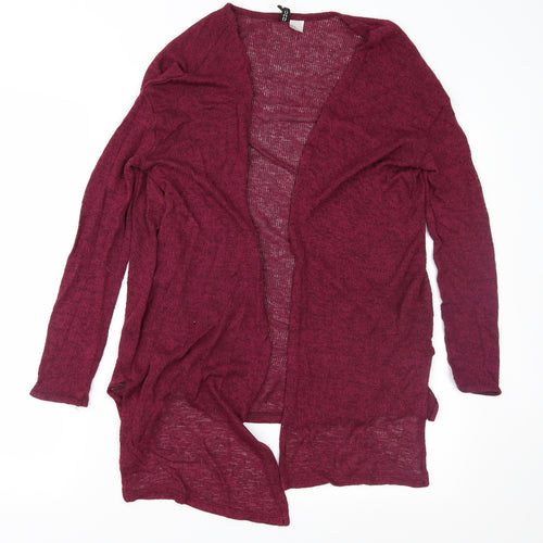 H&M Womens Purple  Taffeta Cardigan Jumper Size S