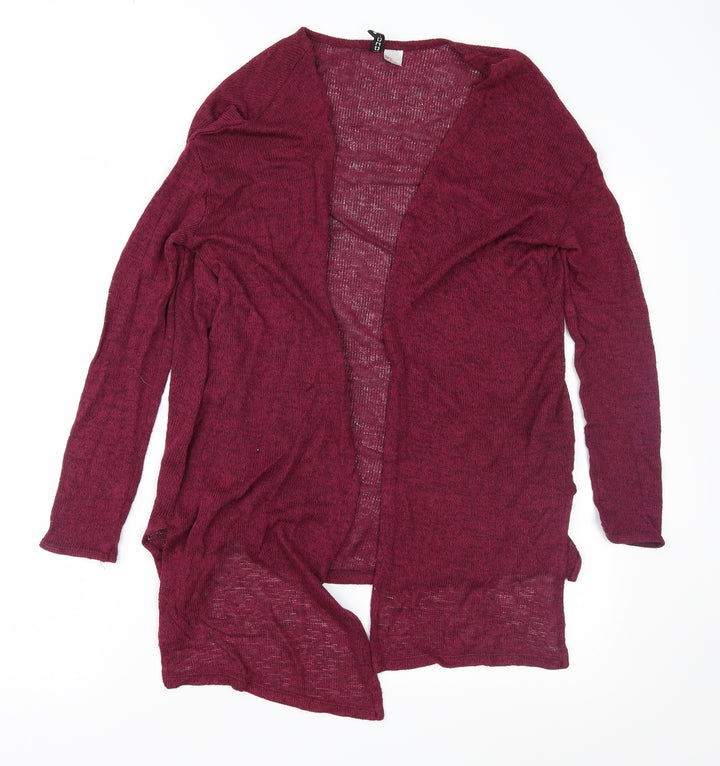 H&M Womens Purple  Taffeta Cardigan Jumper Size S