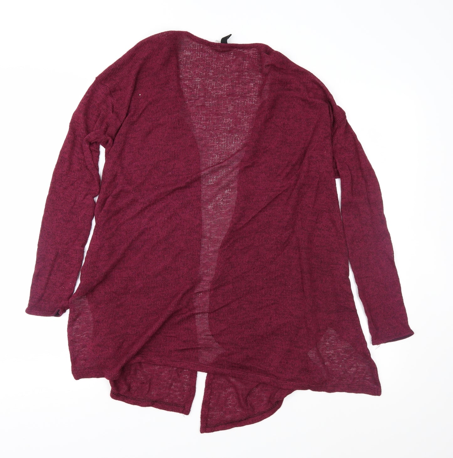 H&M Womens Purple  Taffeta Cardigan Jumper Size S