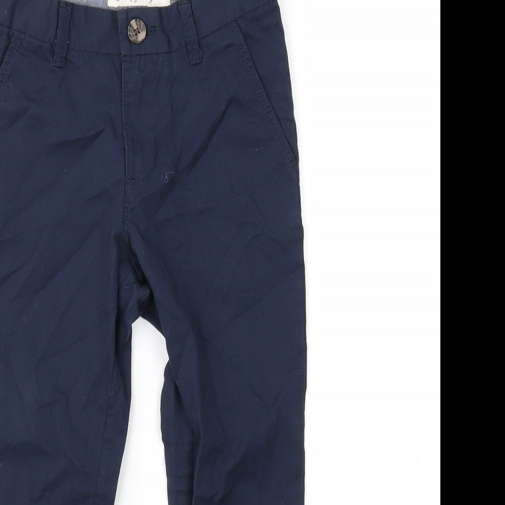 H&M Boys Blue   Dress Pants Trousers Size 4 Years