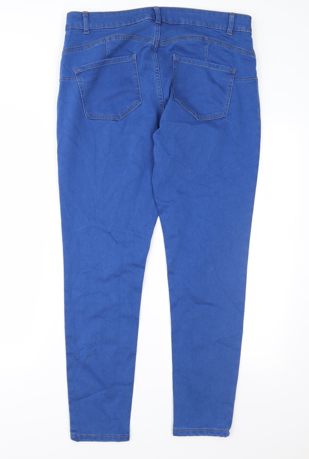 Denim & Co. Womens Blue  Denim Straight Jeans Size 18 L28 in
