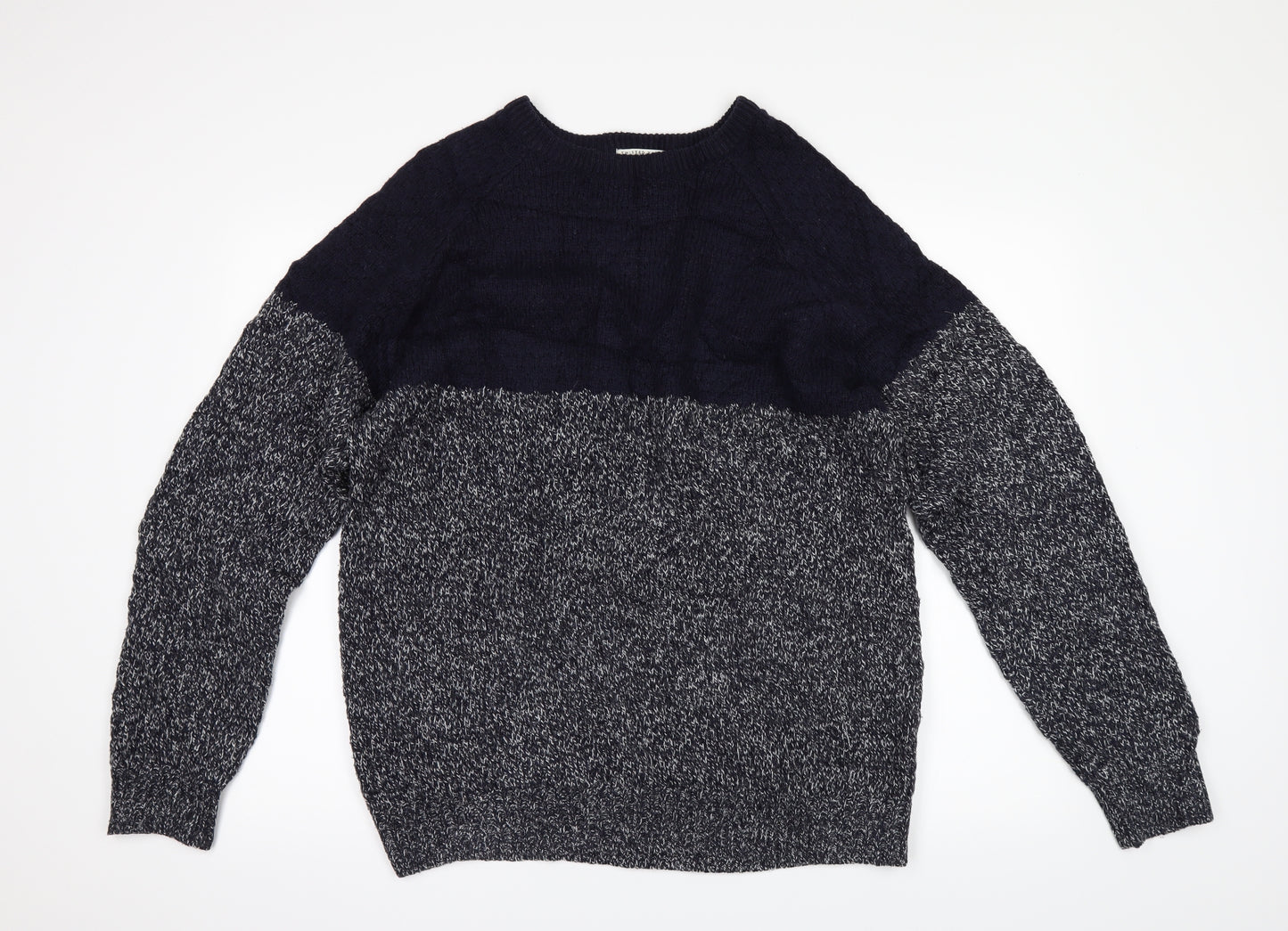 F&F Mens Blue   Pullover Jumper Size L