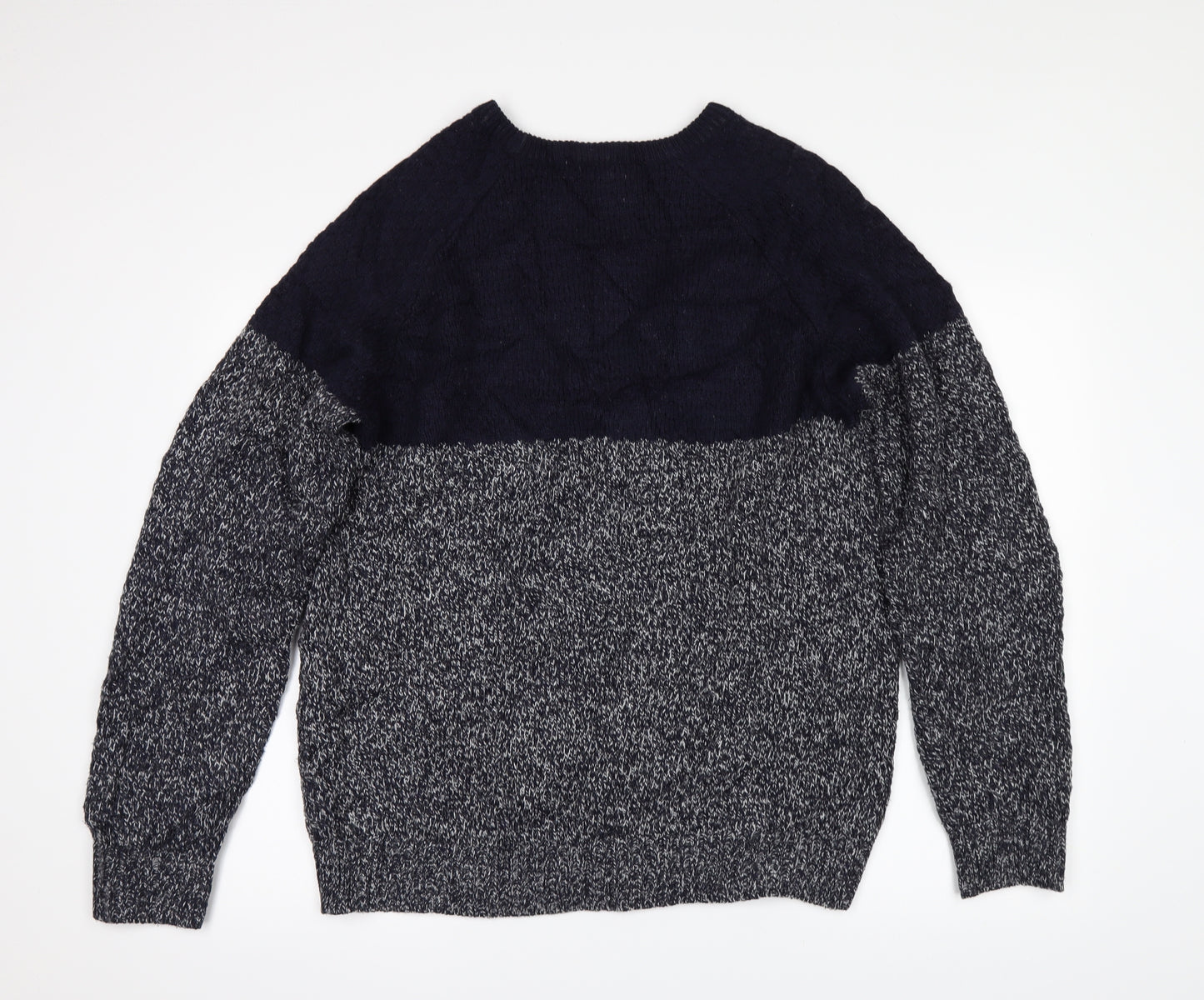 F&F Mens Blue   Pullover Jumper Size L