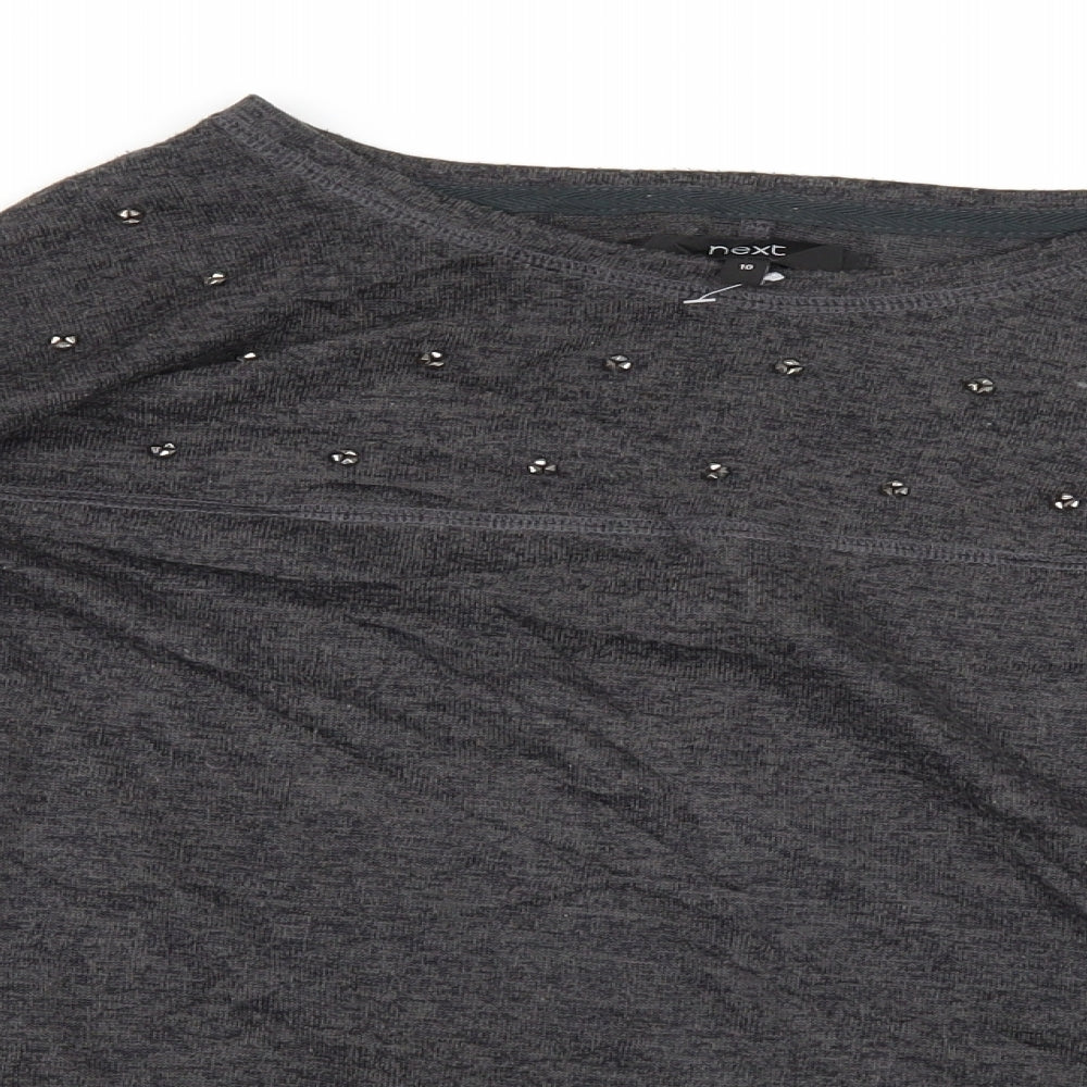 NEXT Womens Grey   Basic T-Shirt Size 10