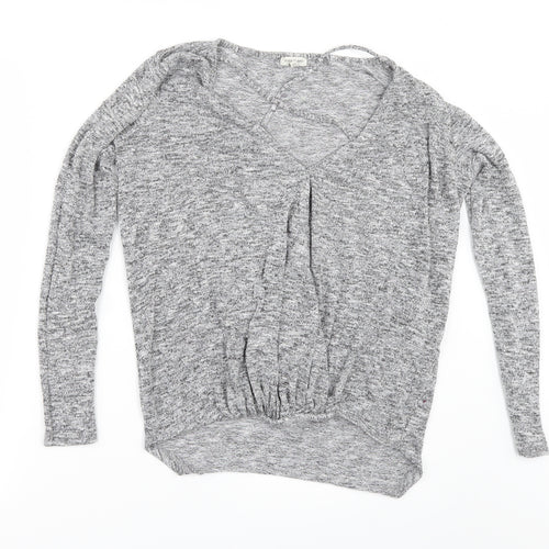 River Island Womens Grey   Basic T-Shirt Size 8