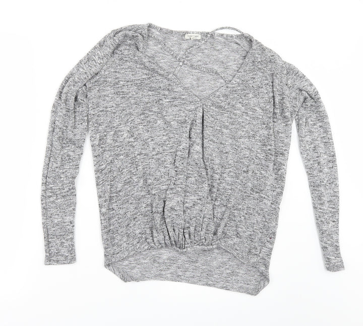 River Island Womens Grey   Basic T-Shirt Size 8