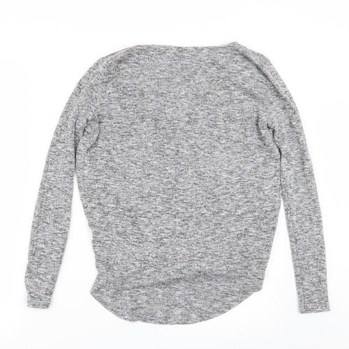 River Island Womens Grey   Basic T-Shirt Size 8