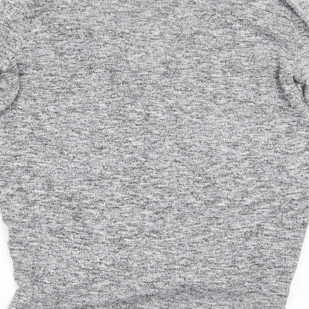 River Island Womens Grey   Basic T-Shirt Size 8