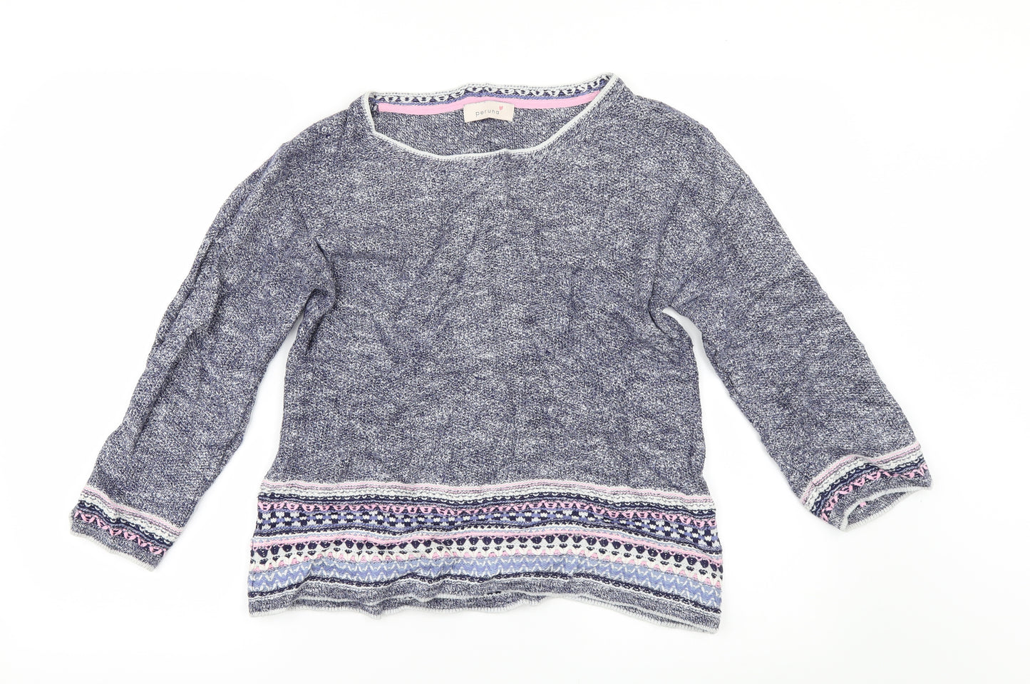 Per Una Womens Blue   Pullover Jumper Size 4