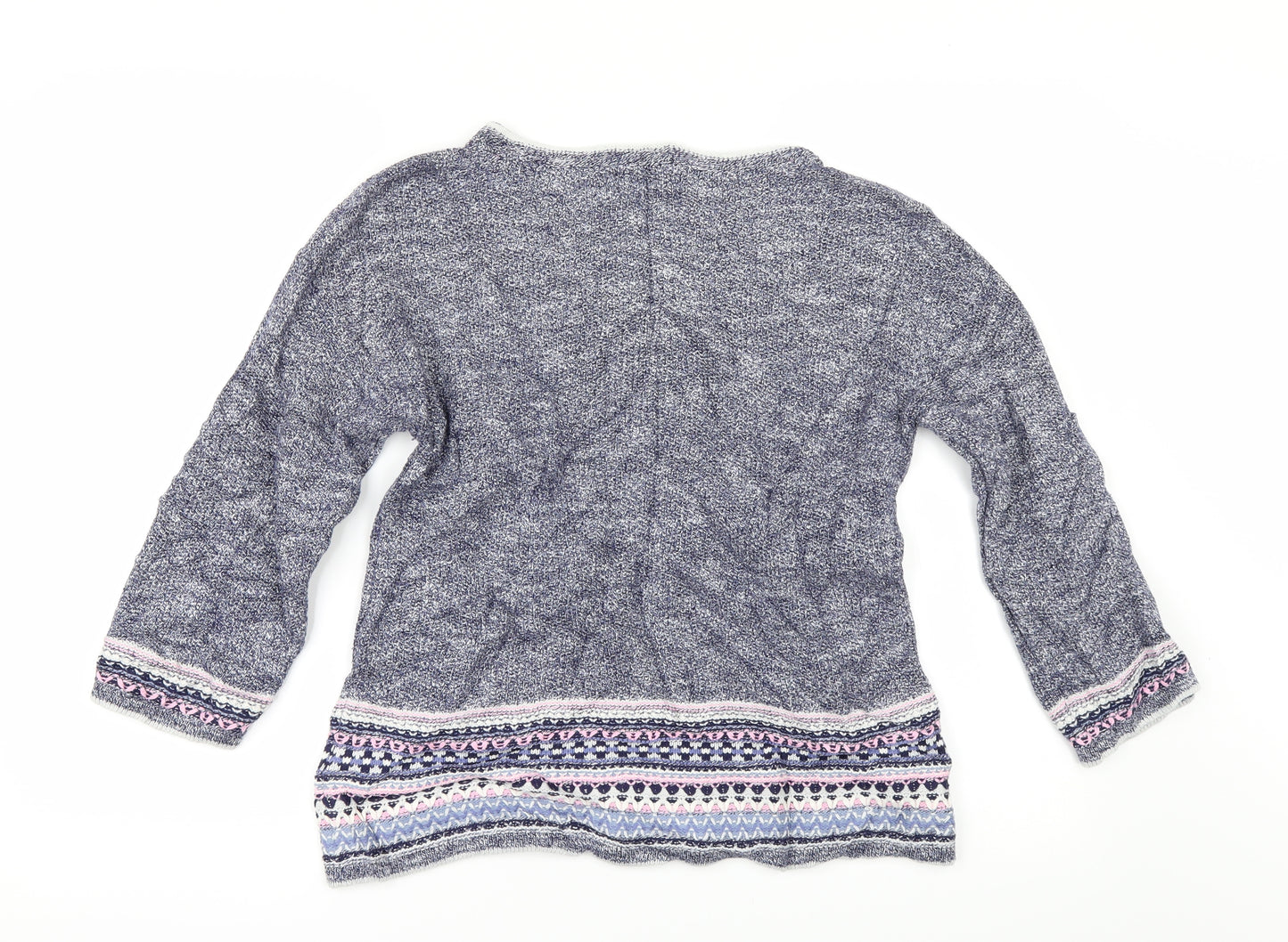 Per Una Womens Blue   Pullover Jumper Size 4