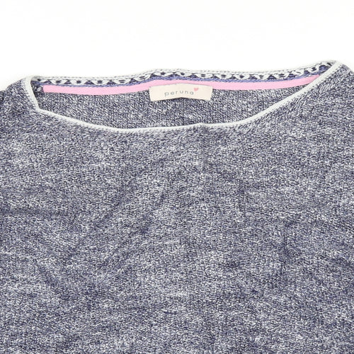 Per Una Womens Blue   Pullover Jumper Size 4