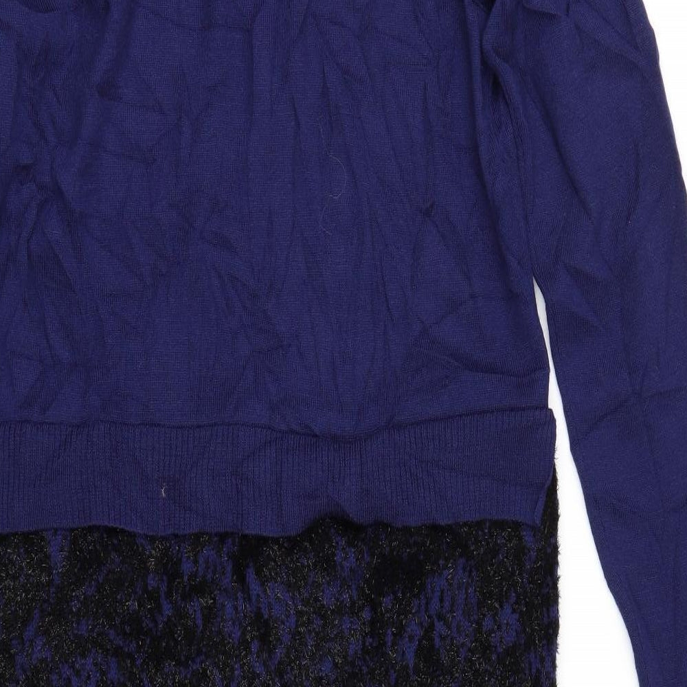 Viyella Womens Blue   Jumper Dress  Size L