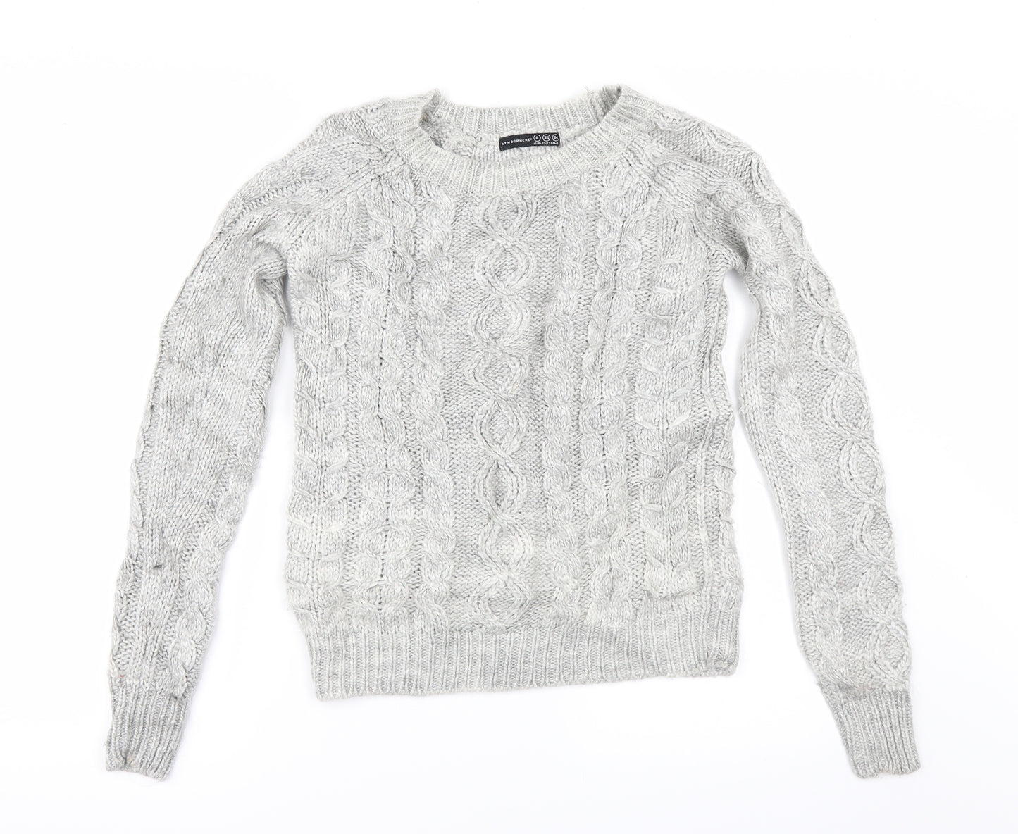 Primark Womens Grey   Pullover Jumper Size 8