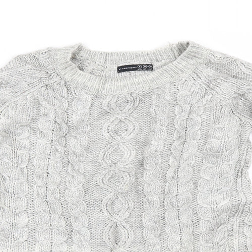 Primark Womens Grey   Pullover Jumper Size 8