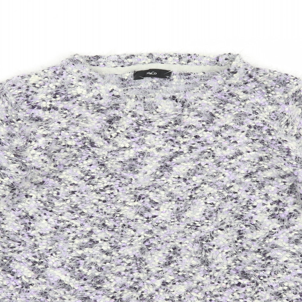 M&Co Womens Purple   Pullover Jumper Size 12