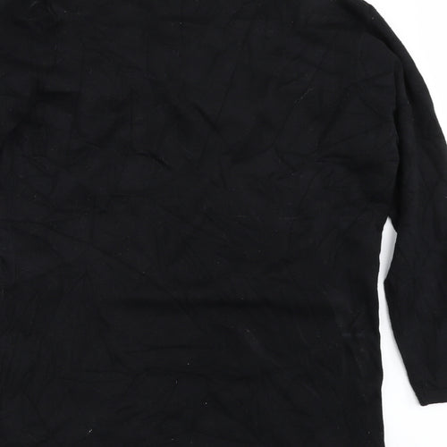 David Emanuel Womens Black   Pullover Jumper Size S  - sequin