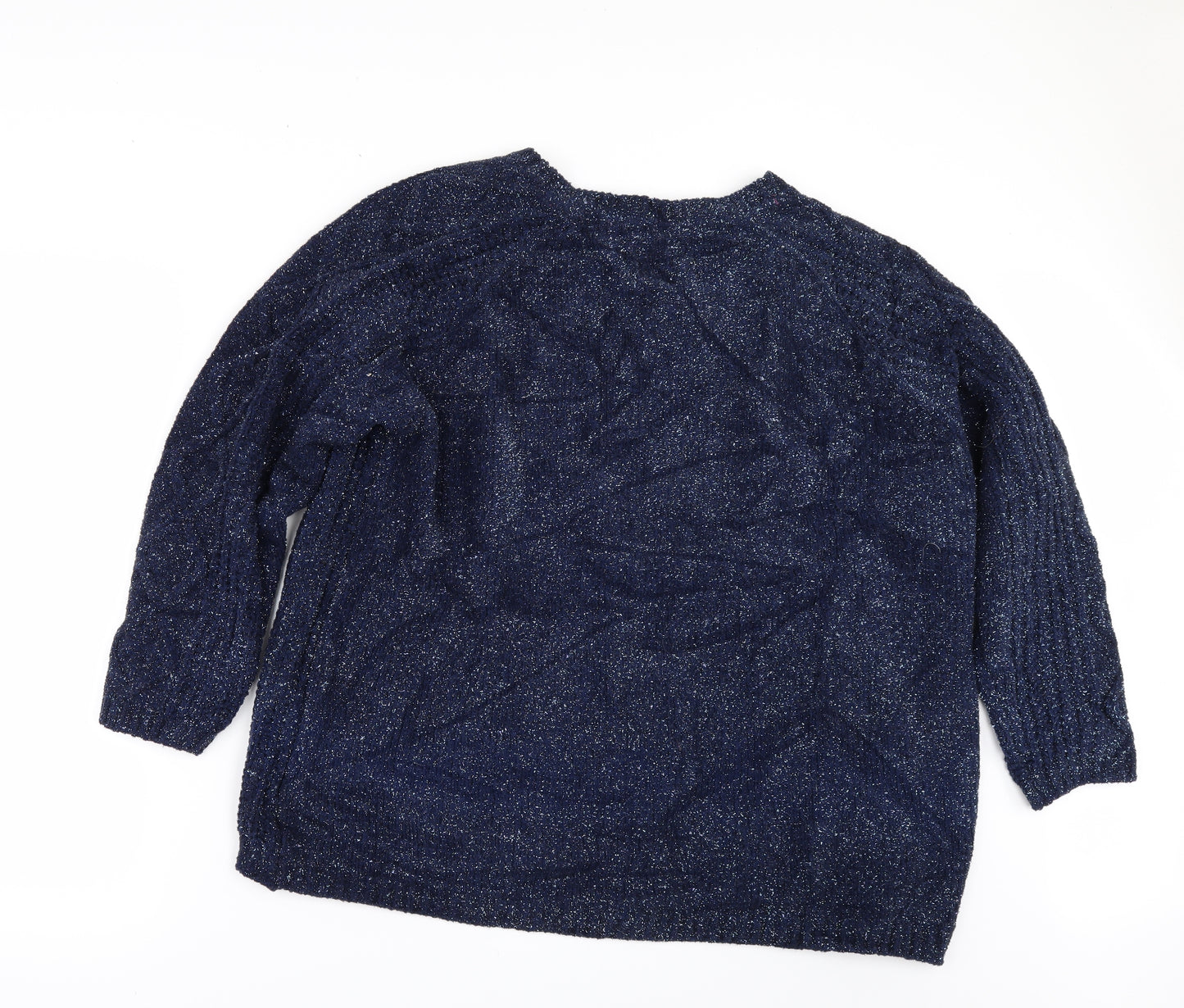 EWM Womens Blue   Pullover Jumper Size 24  - Gilter