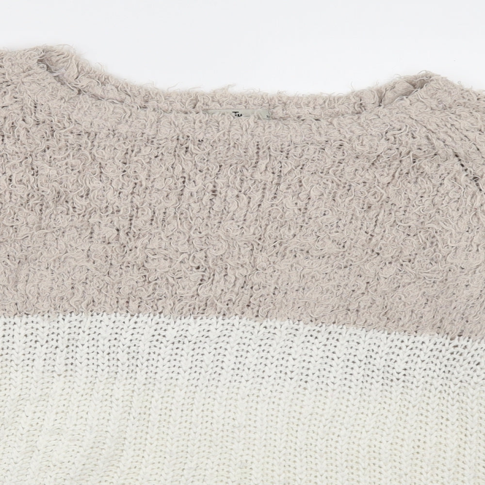 TU Womens Beige   Pullover Jumper Size 12