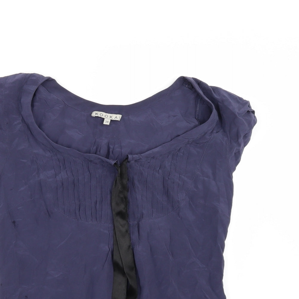 Kookai Womens Blue   Tunic Blouse Size 12