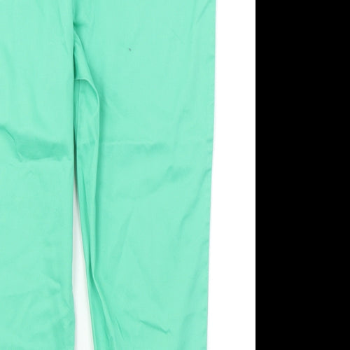 Simply Stockshop Womens Green   Capri Trousers Size 10 L20 in