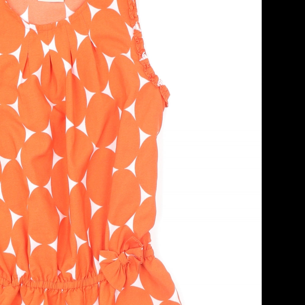 NEXT Girls Red Polka Dot  Playsuit One-Piece Size 8 Years