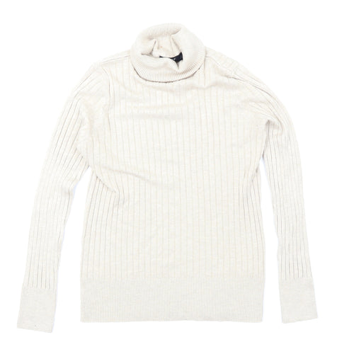 F&F Womens Beige  Knit Pullover Jumper Size 12