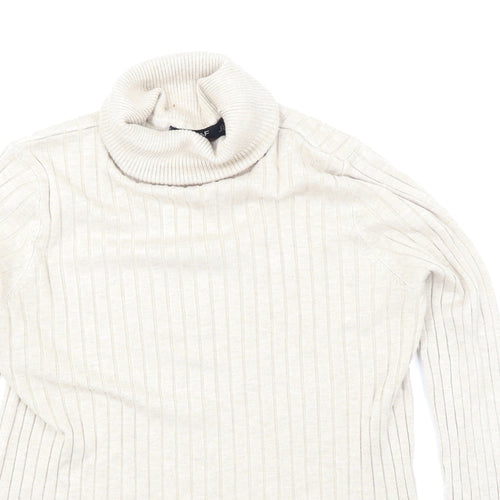 F&F Womens Beige  Knit Pullover Jumper Size 12