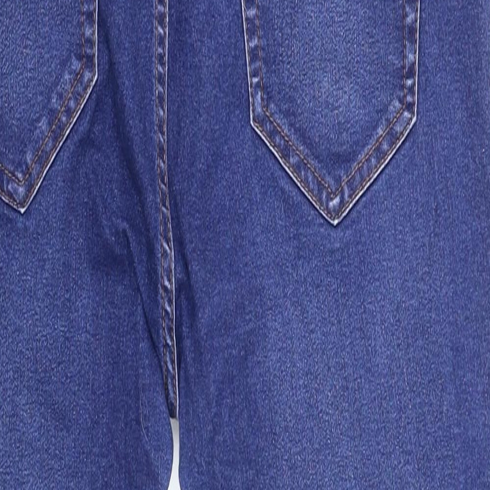 New Look Womens Blue  Denim Jegging Jeans Size 10 L27 in