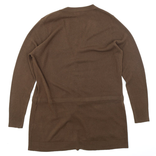 Victoria Jayne Womens Brown  Knit Cardigan Jumper Size 20